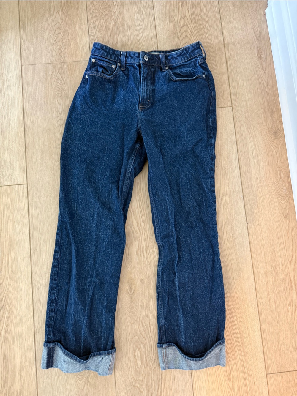 Abercrombie Dark Blue 90’s Relaxed Curve Love Jeans - size 29 (8)
